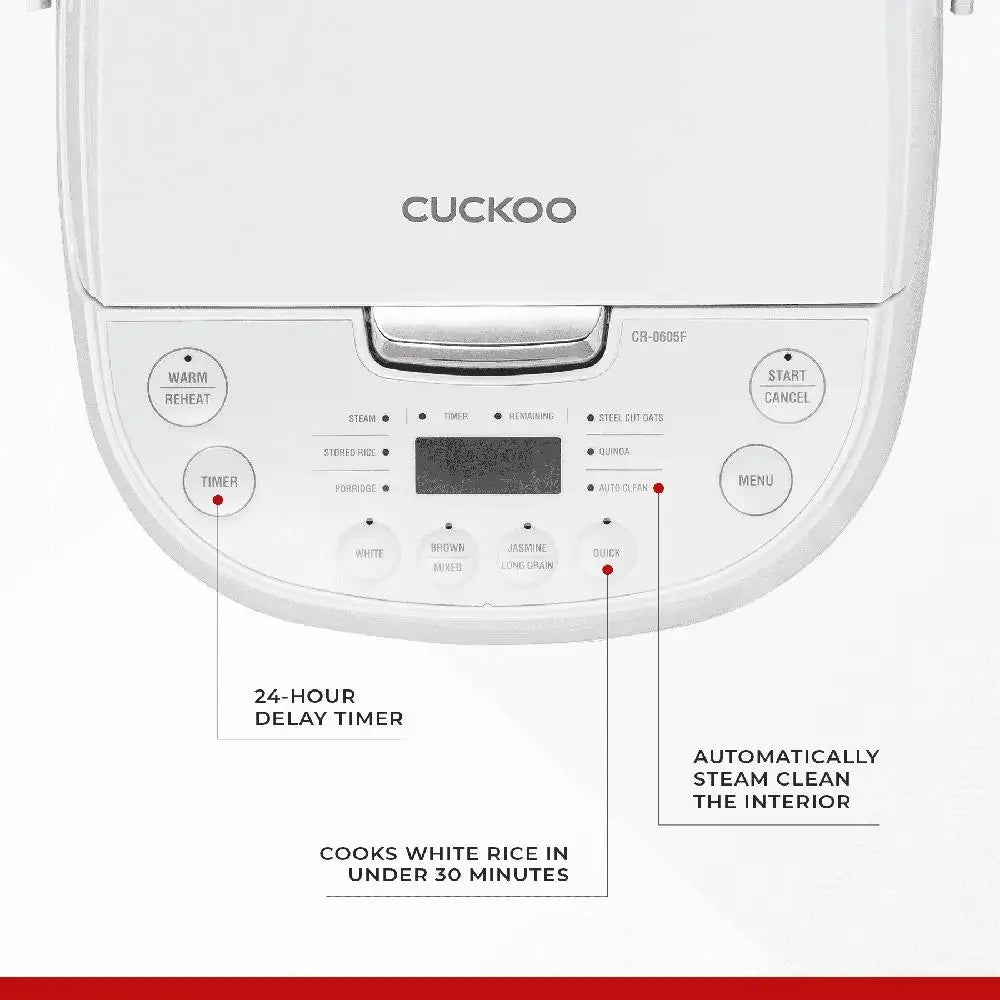Rice Cooker 12 Cup Capacity LCD Display Nonstick Pot Fuzzy Logic 13 Menu Options - Happy Home Retreat
