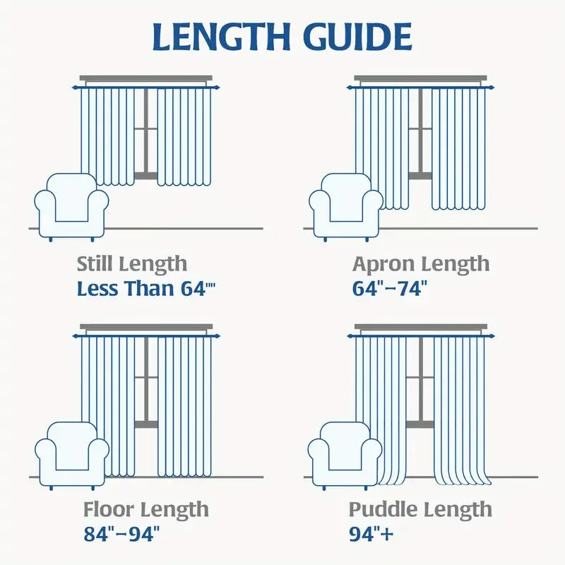 Inchan 4PCS Farmhouse Light Filtering Curtains for Living Room and Bedroom Luxury Linen Texture Window Drapes - Happy Home Retreat