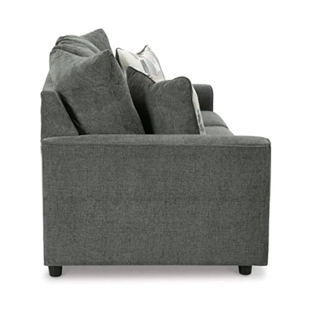 Stairatt Casual Sofa with Flared Arms, Gray - Happy Home Retreat