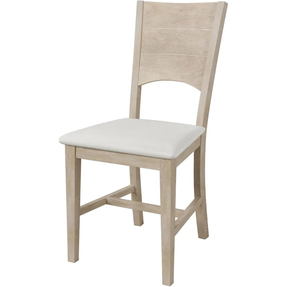 MKDK 6 Piece Dining Table Set With Bench And Chairs French Country Style - Happy Home Retreat