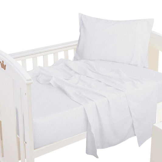 Ntbay 3 Piece Microfiber Toddler Sheet Set Toddler Bedding Set Includes Flat Sheet and Pillowcase - Happy Home Retreat