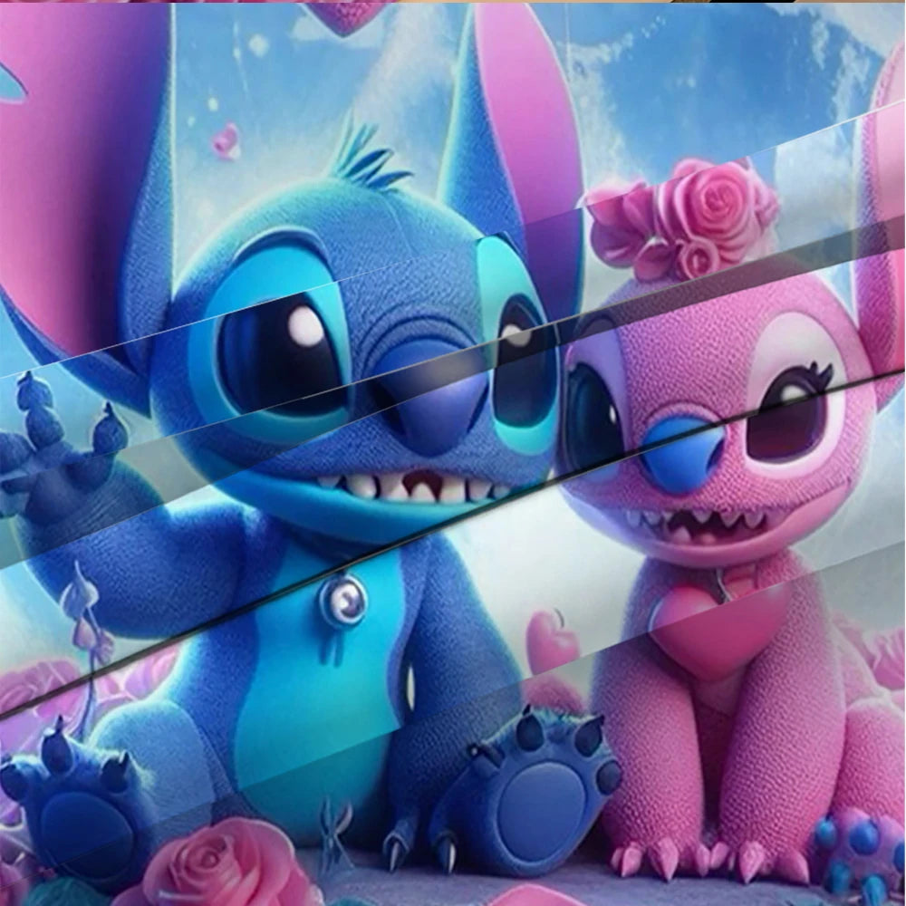 Disney Stitch Stretch Bed Sheets for Double Bed Velvet Soft Mattress Protector - Happy Home Retreat