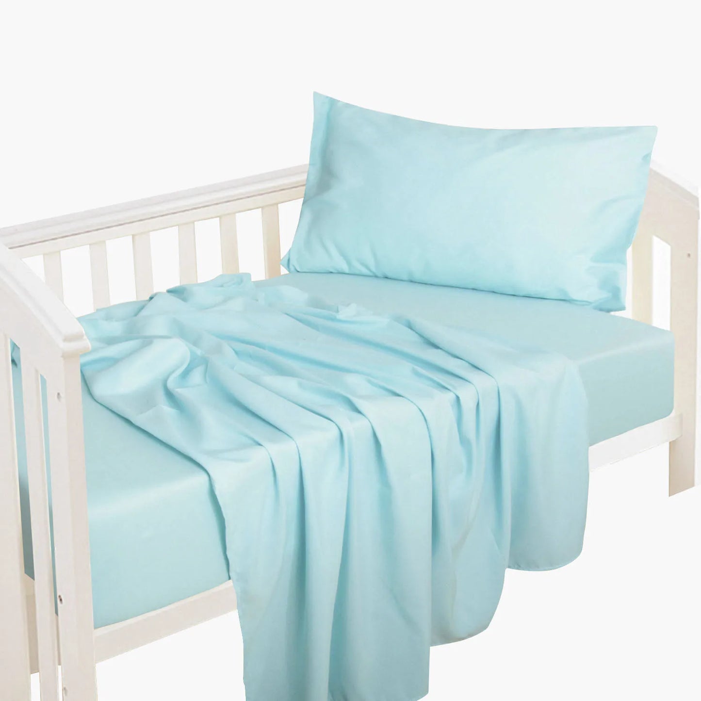 Ntbay 3 Piece Microfiber Toddler Sheet Set Toddler Bedding Set Includes Flat Sheet and Pillowcase - Happy Home Retreat