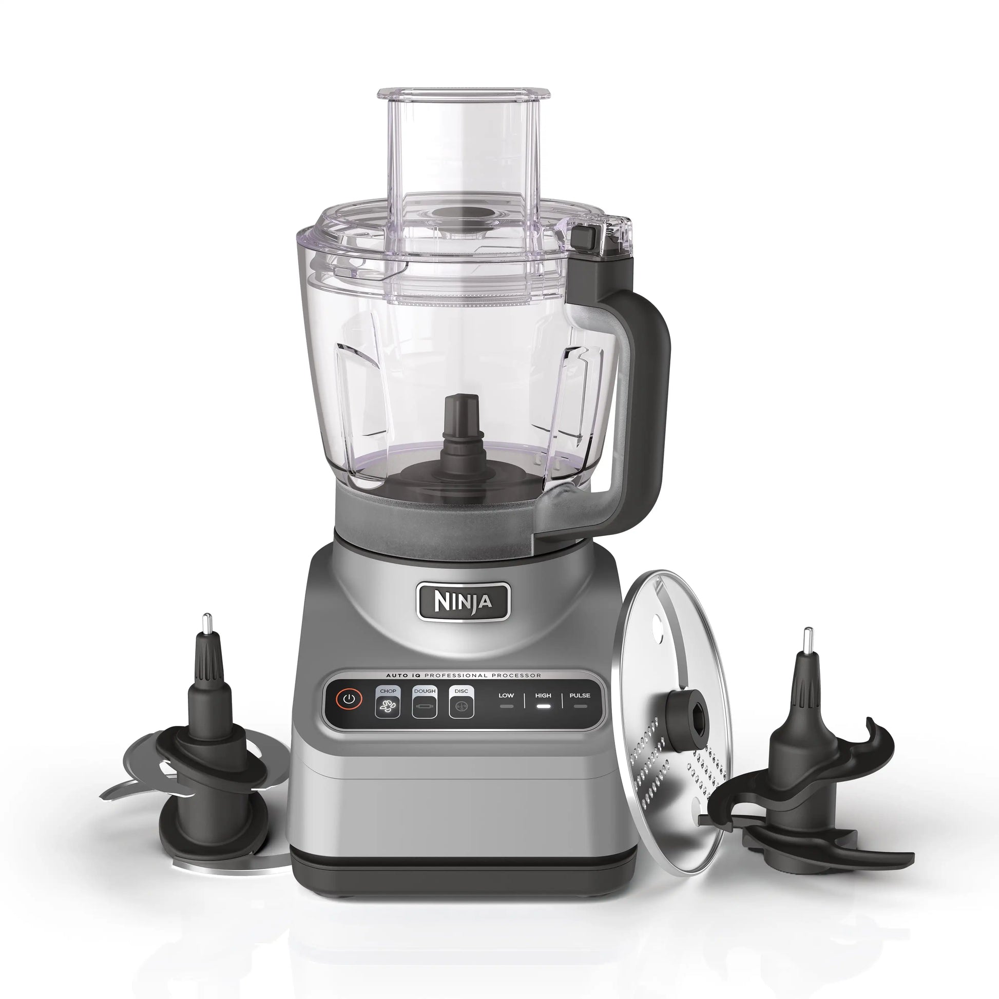 Ninja Professional Food Processor, 850 Watts, 9-Cup Capacity, Auto-iQ Preset Programs, Silver - Happy Home Retreat
