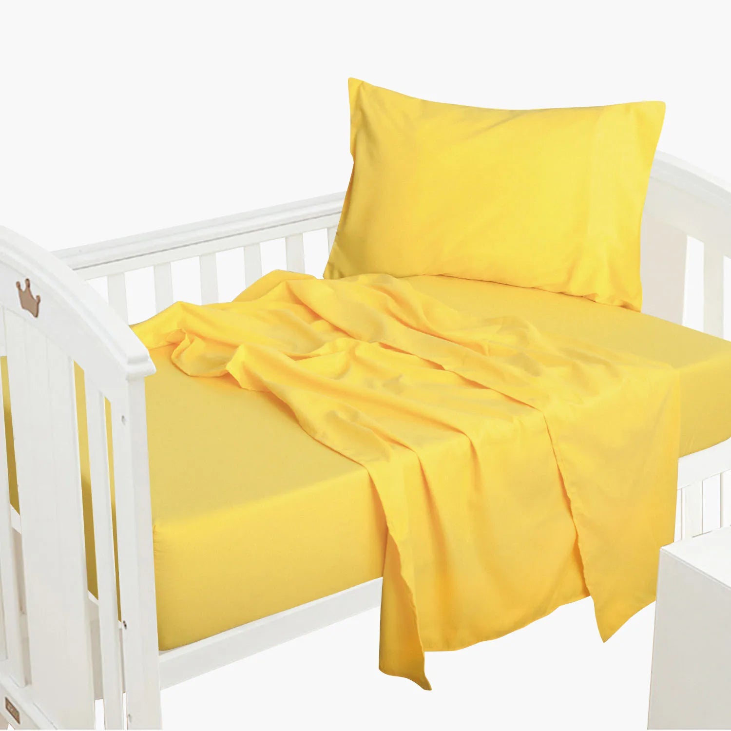 Ntbay 3 Piece Microfiber Toddler Sheet Set Toddler Bedding Set Includes Flat Sheet and Pillowcase - Happy Home Retreat