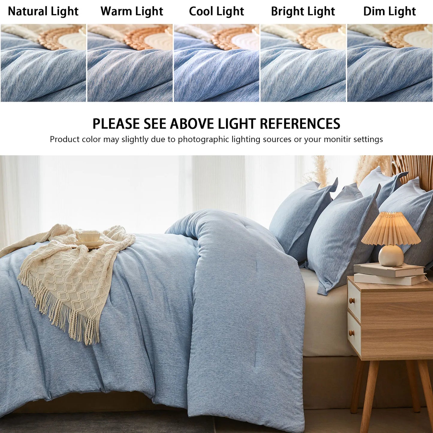 Comforter Sets 2 to 3 Pieces in a Bag Bedding Sets with Comforters Pillowsham Room Decor Cationic Dyeing Process - Happy Home Retreat