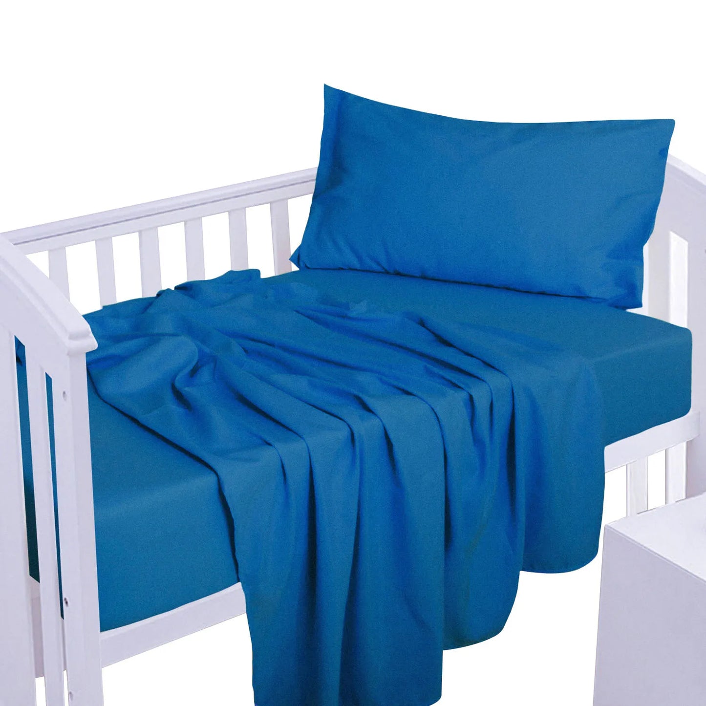 Ntbay 3 Piece Microfiber Toddler Sheet Set Toddler Bedding Set Includes Flat Sheet and Pillowcase - Happy Home Retreat