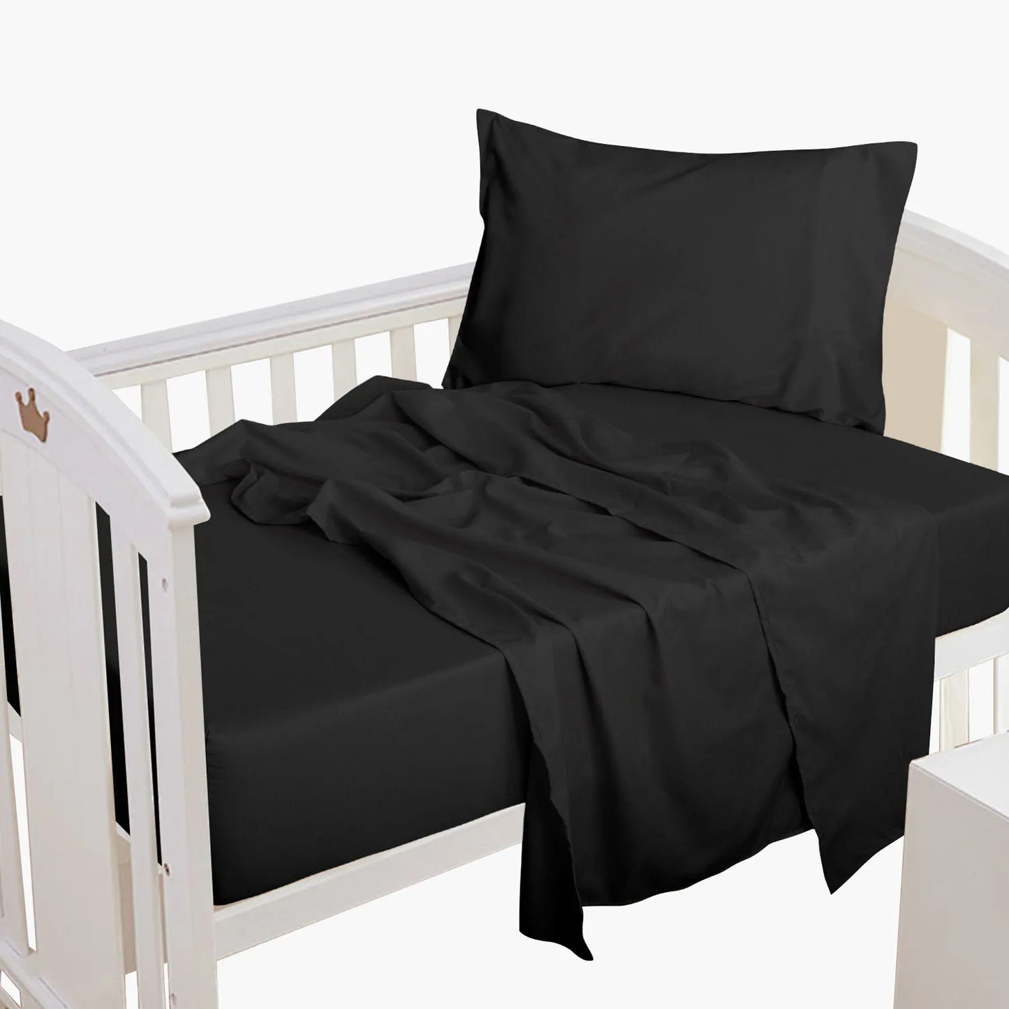 Ntbay 3 Piece Microfiber Toddler Sheet Set Toddler Bedding Set Includes Flat Sheet and Pillowcase - Happy Home Retreat