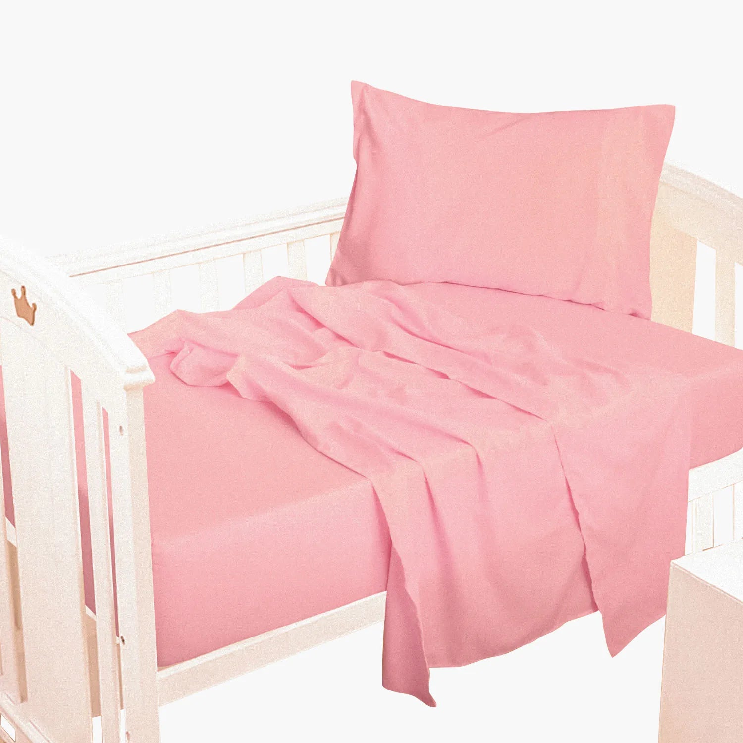 Ntbay 3 Piece Microfiber Toddler Sheet Set Toddler Bedding Set Includes Flat Sheet and Pillowcase - Happy Home Retreat