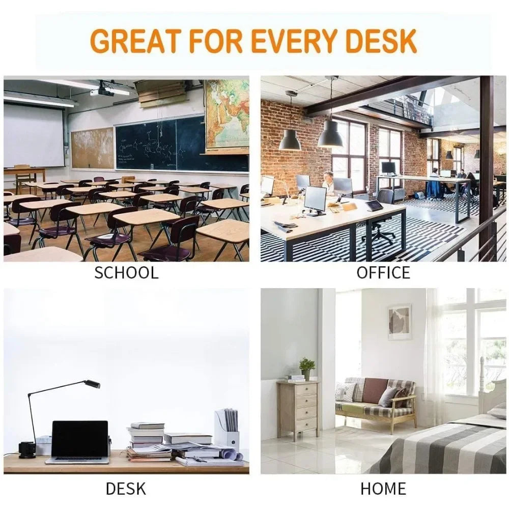 Desk Pen Holder Desk Organizer Set of 3 Mesh Compartments Marker Craft Desk Accessories - Happy Home Retreat