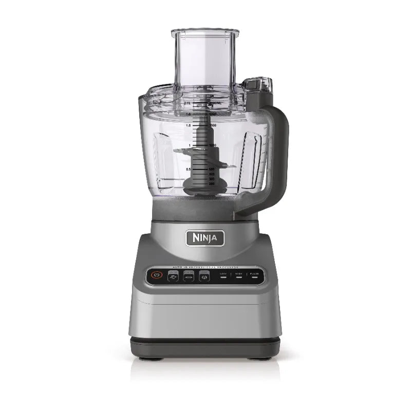 Ninja Professional Food Processor, 850 Watts, 9-Cup Capacity, Auto-iQ Preset Programs, Silver - Happy Home Retreat