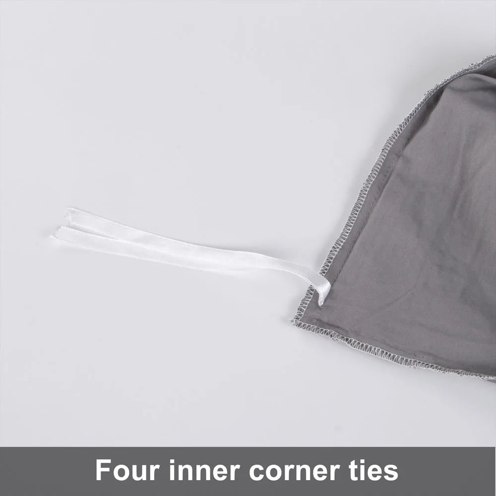 Ntbay 3/2-Piece Ultra Soft and Cozy Textured Seersucker Duvet Cover Set (Not Include Comforter and pillow) - Happy Home Retreat