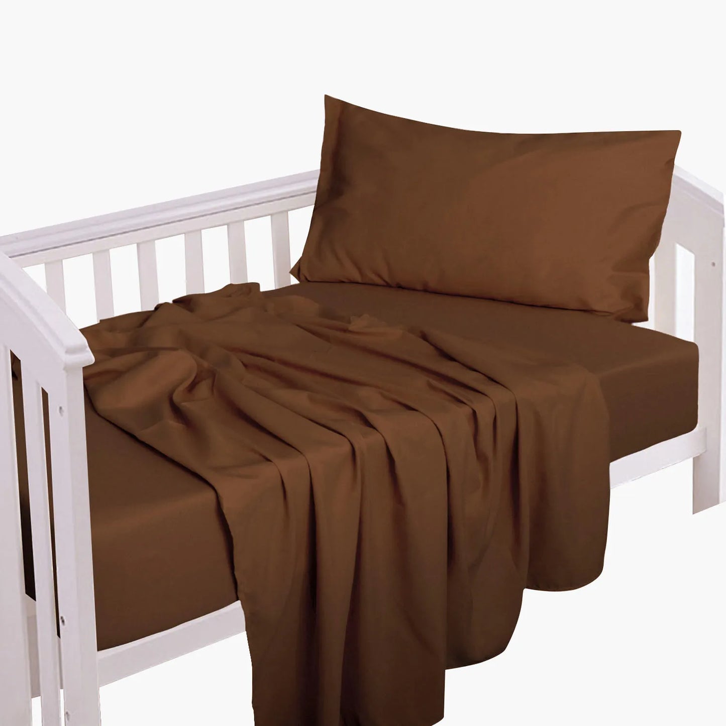 Ntbay 3 Piece Microfiber Toddler Sheet Set Toddler Bedding Set Includes Flat Sheet and Pillowcase - Happy Home Retreat