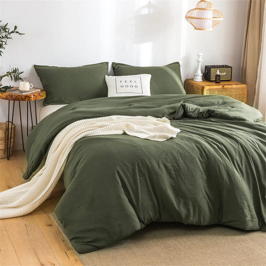 Soft Reversible Washable Bedding Comforter Sets ,Luxury Fluffy Microfiber Skin-friendly Comforter for All Season - Happy Home Retreat
