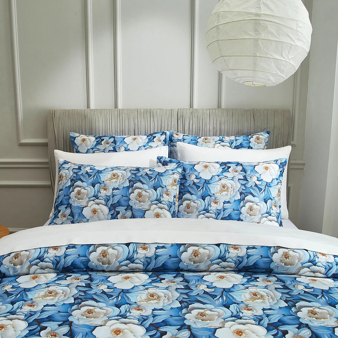 King Size Cotton Patchwork Quilt Set Duvet and Pillowcases, - Happy Home Retreat